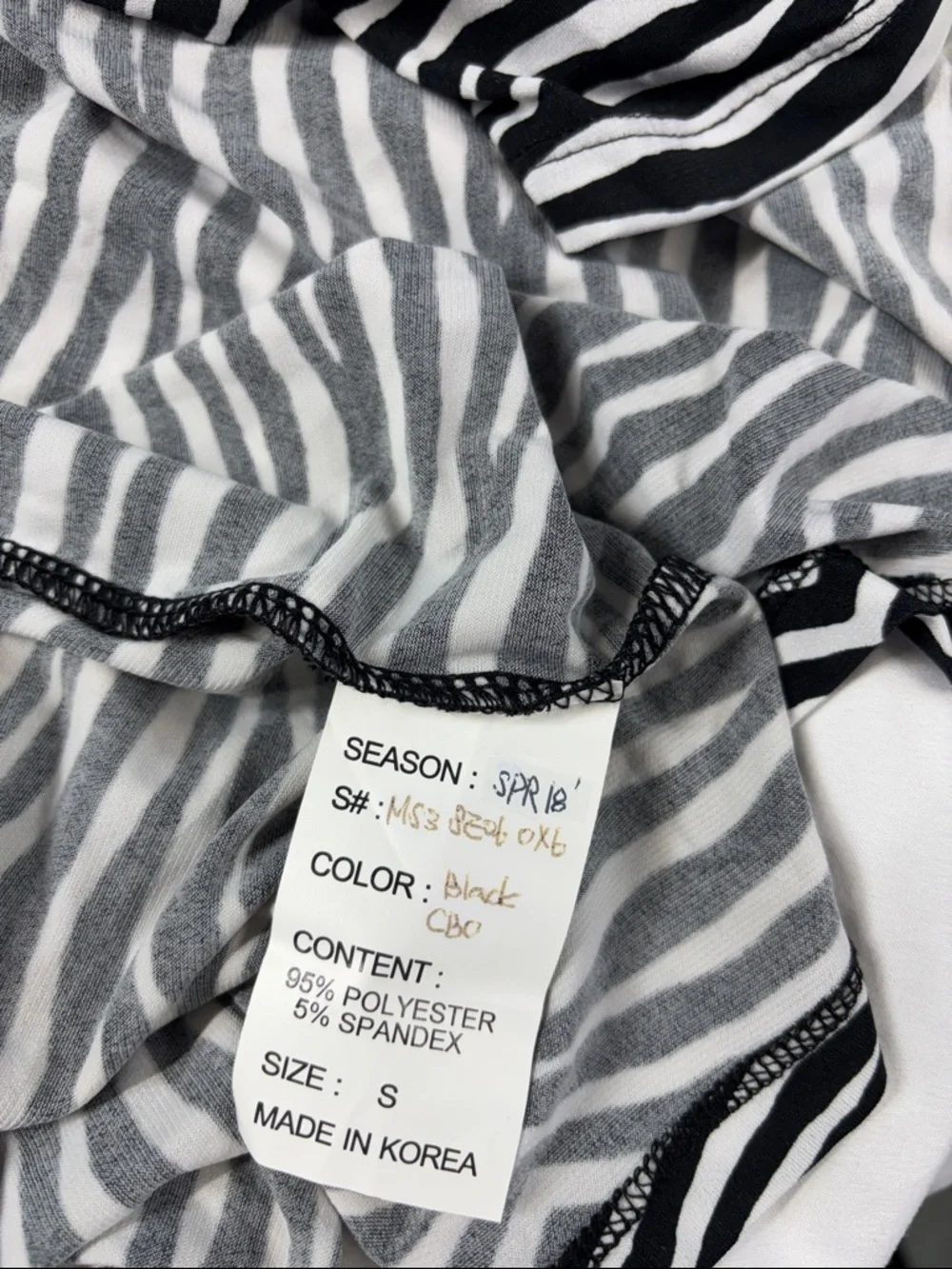 Michael Kors sleeveless zebra